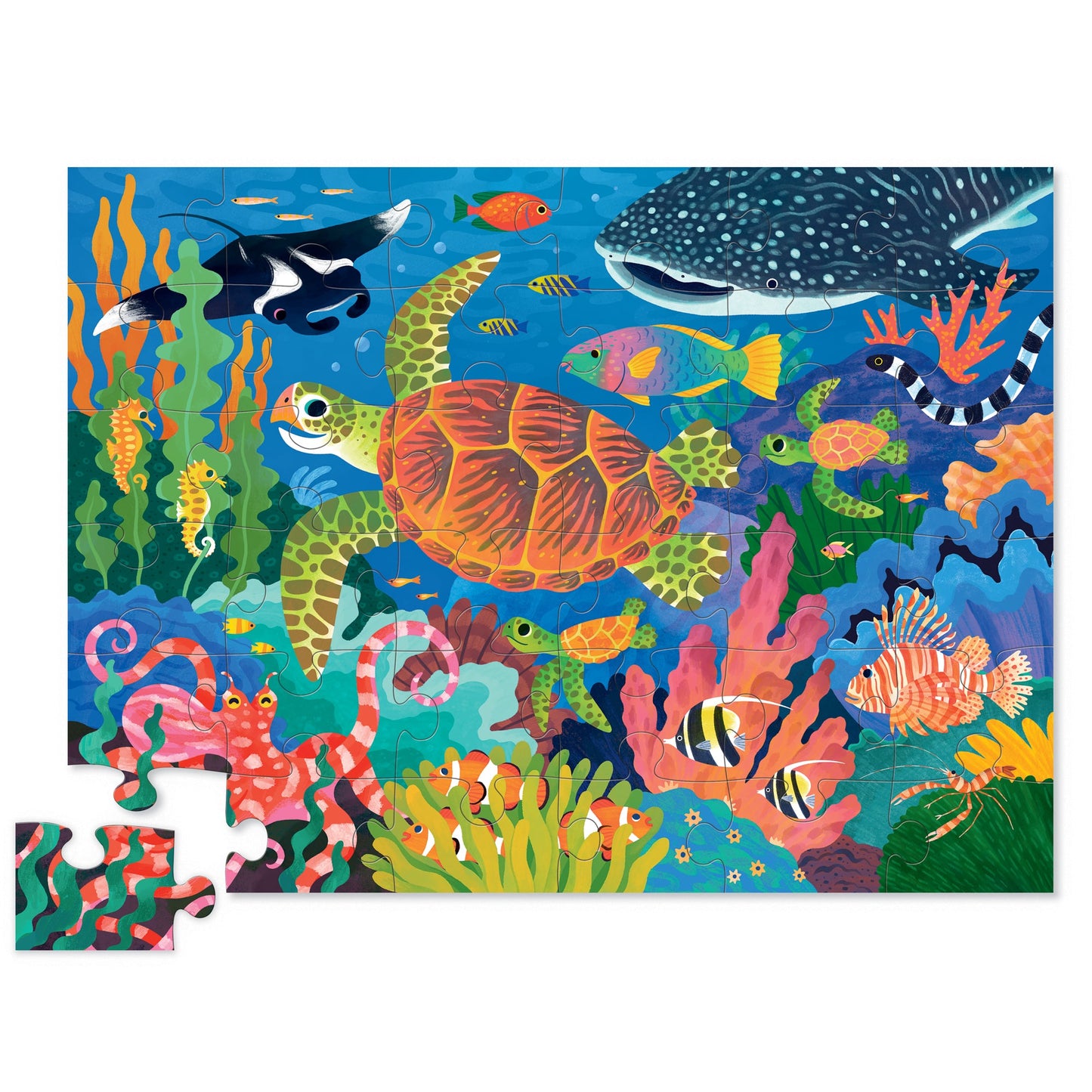 Sea Turtle 36 Piece Foil Floor Puzzle