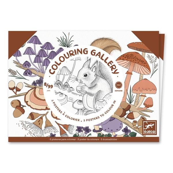 Naturalist Colouring Posters