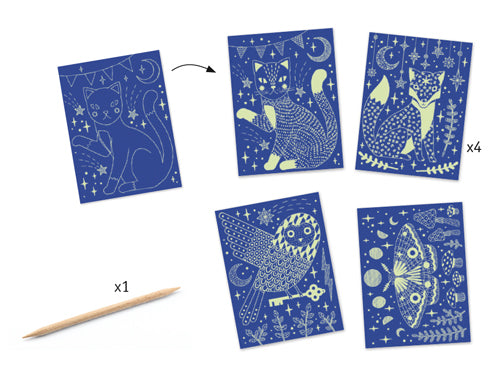 Scratch Boards | At Night