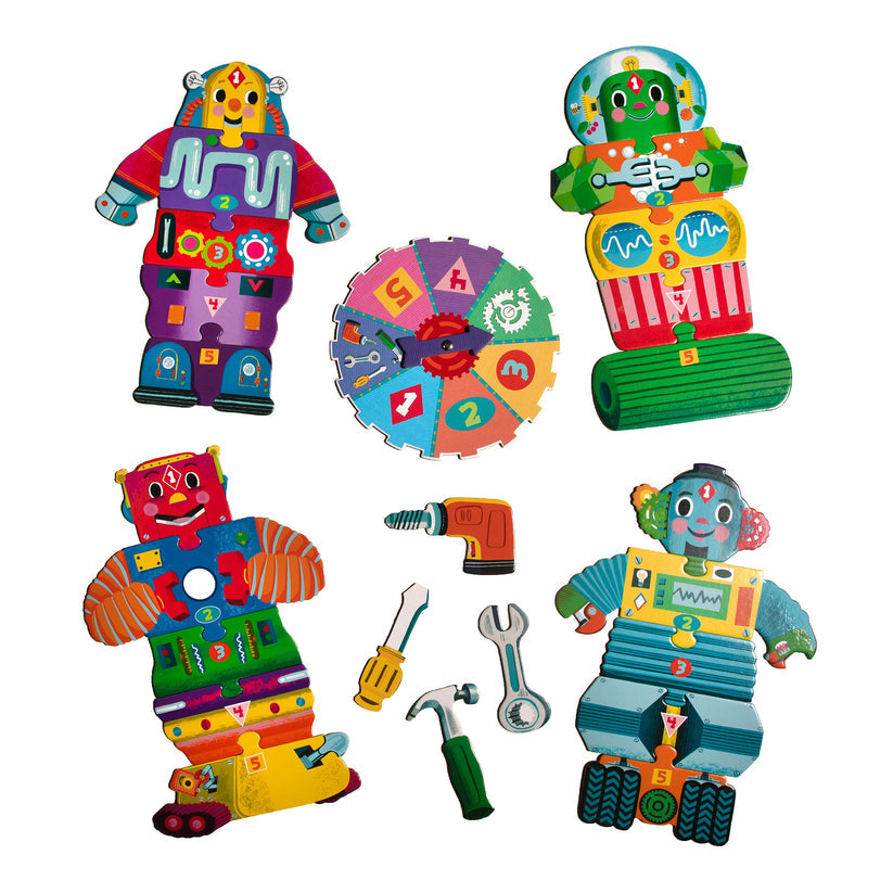 Build a Robot: Puzzle Spinner Game