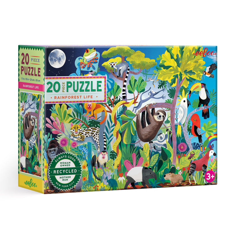 Rainforest Life 20 Piece Puzzle | eeBoo