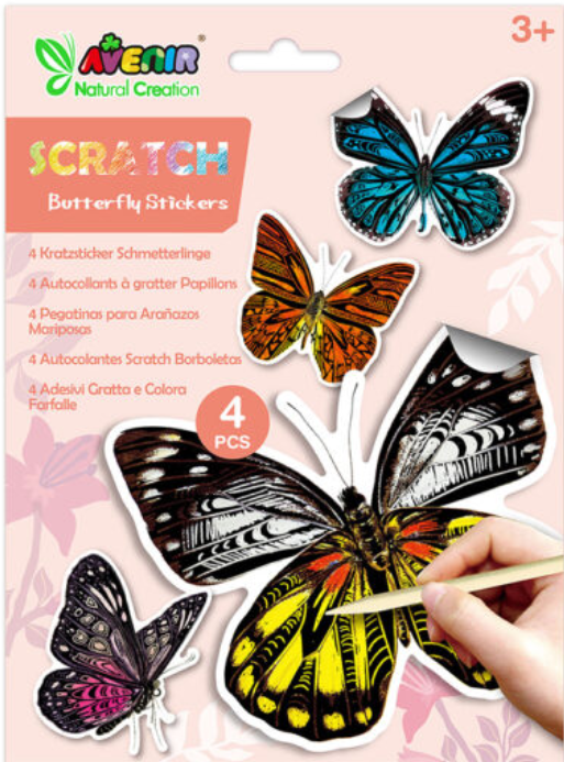 Scratch Stickers | Butterfly