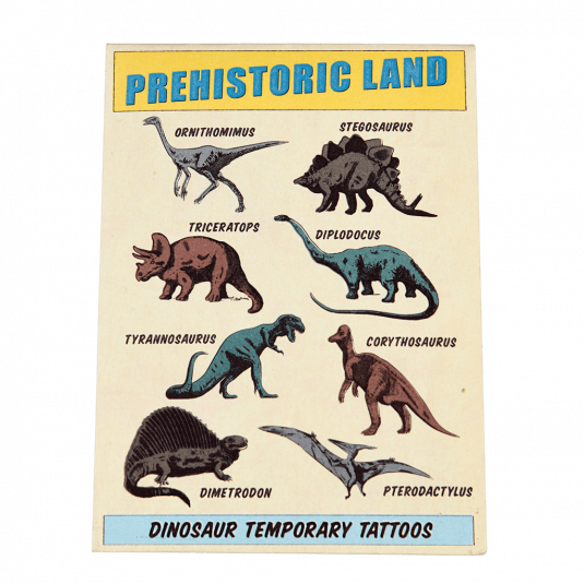 Temporary Tattoos | Prehistoric Land