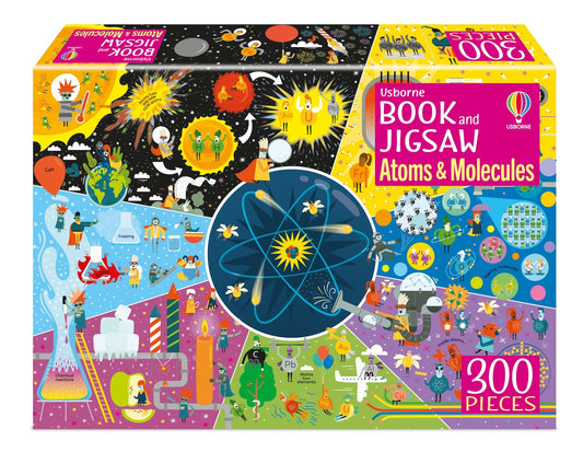 Book and Jigsaw: Atoms & Molecules