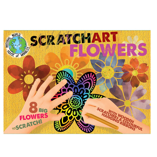 Flowers Scratch Art Set