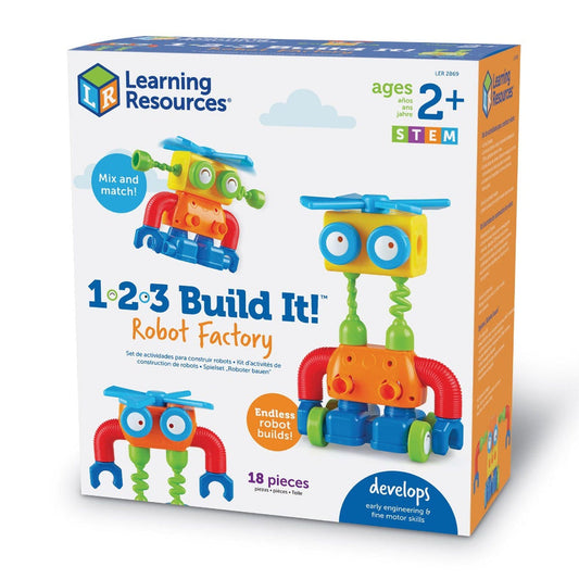 1 2 3 Build It! Robot Factory