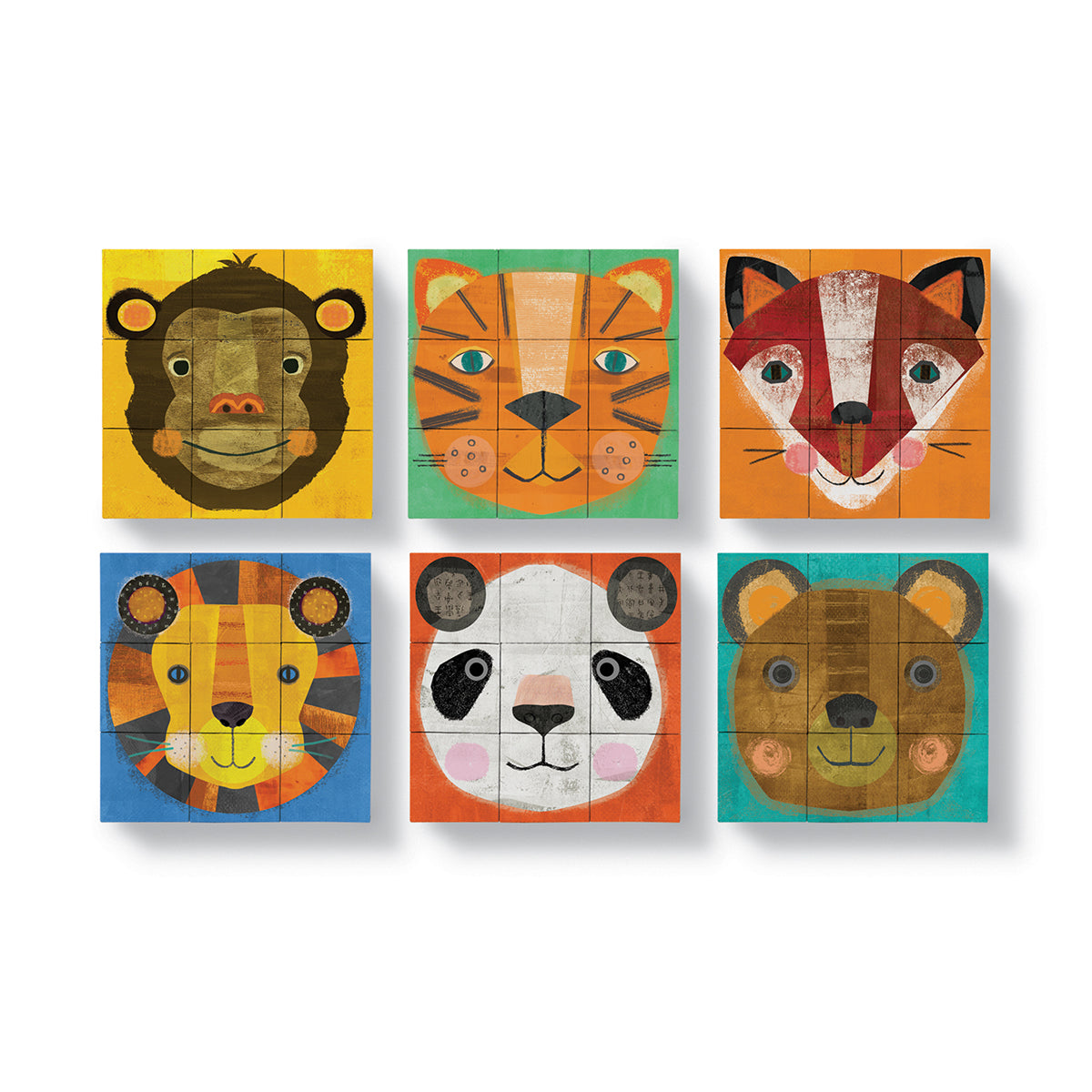 Make-A-Face Puzzle Blocks