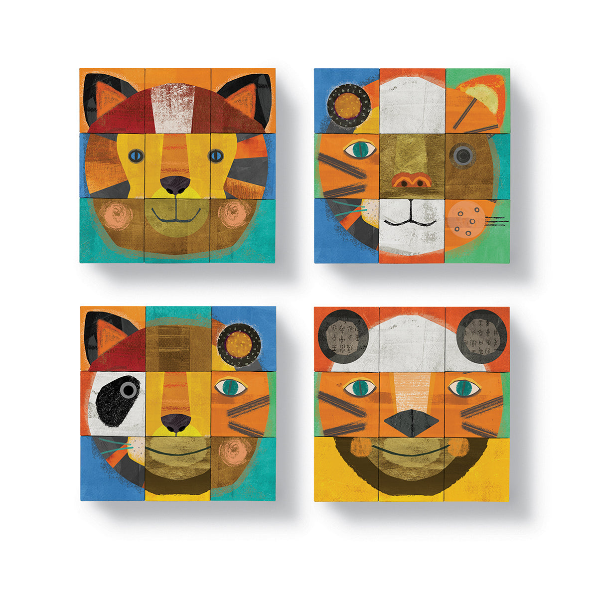 Make-A-Face Puzzle Blocks