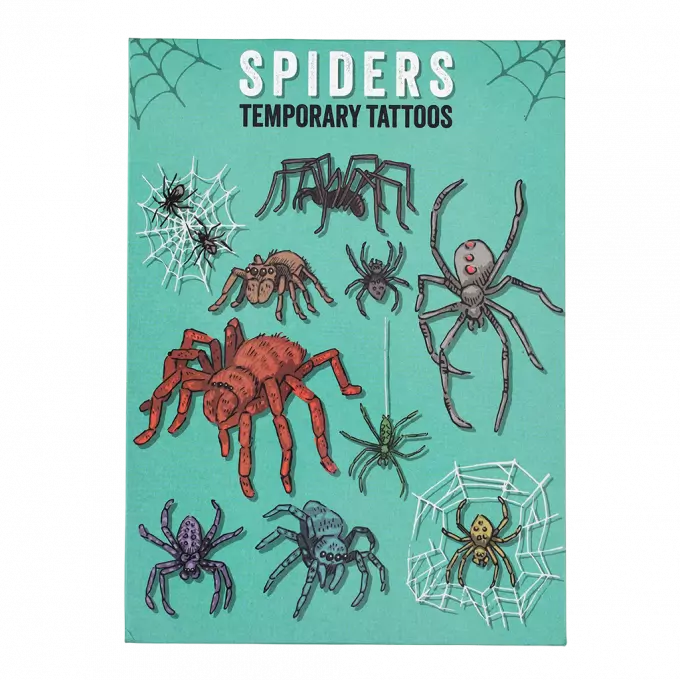 Temporary Tattoos | Spiders