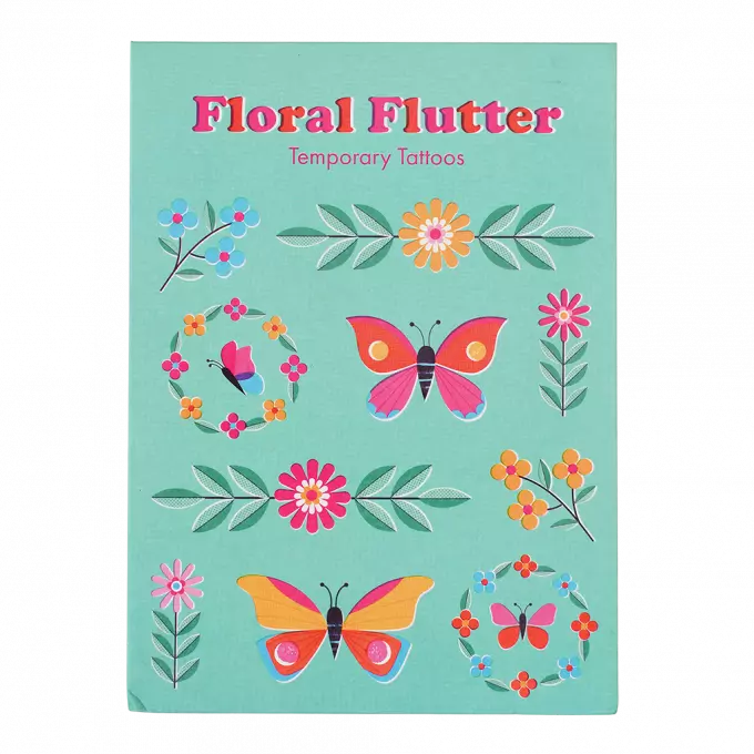 Temporary Tattoos | Floral Flutter