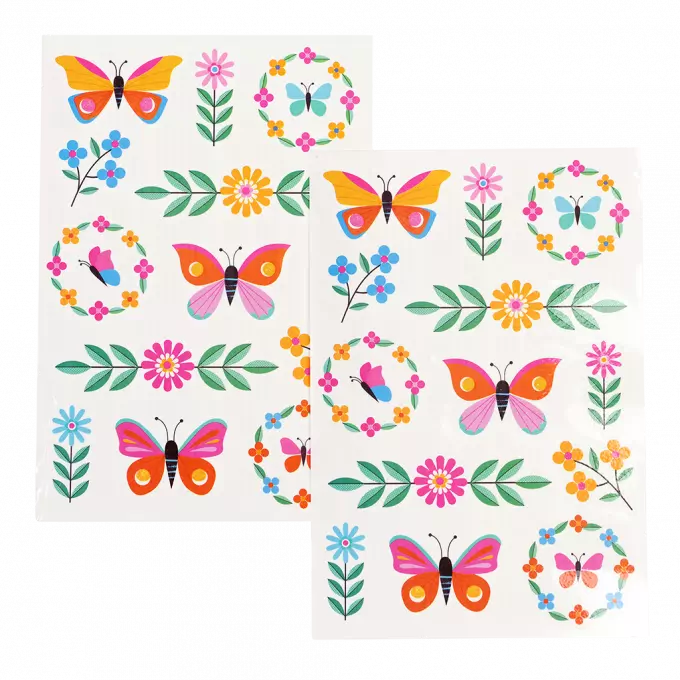 Temporary Tattoos | Floral Flutter