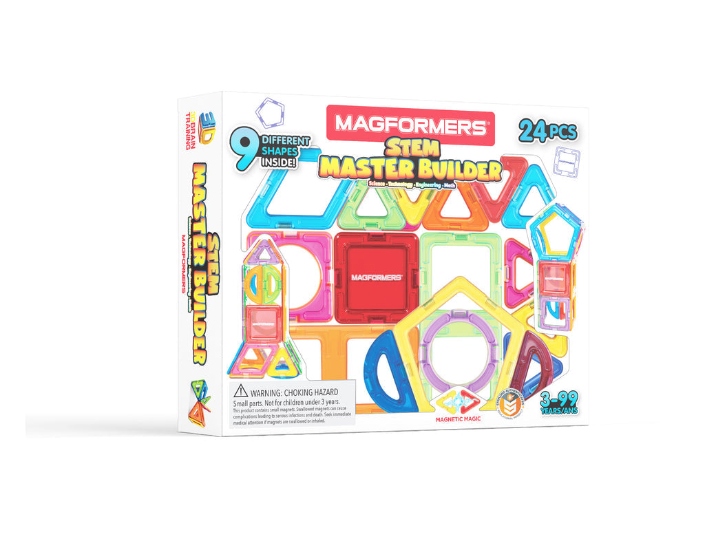 Magformers | 24 Piece STEM Master Builder