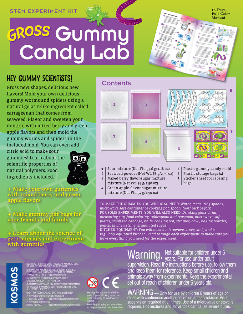 Gross Gummy Candy Lab