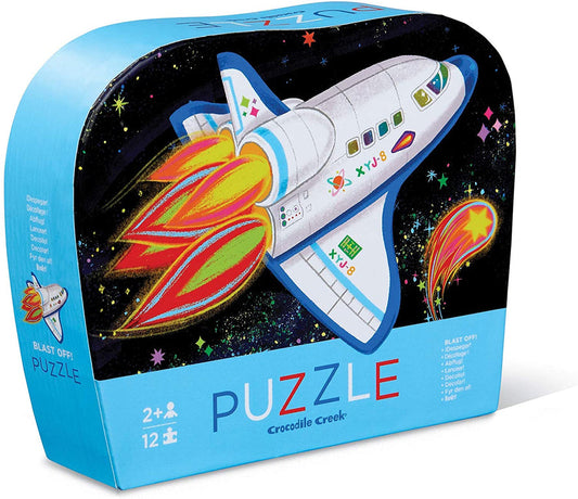 Blast Off! 12 Piece Crocodile Creek Puzzle