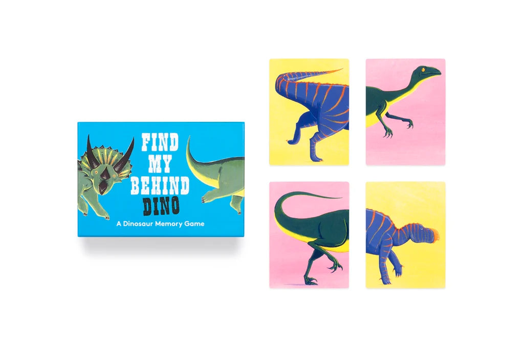 Find My Behind Dino Memory Game