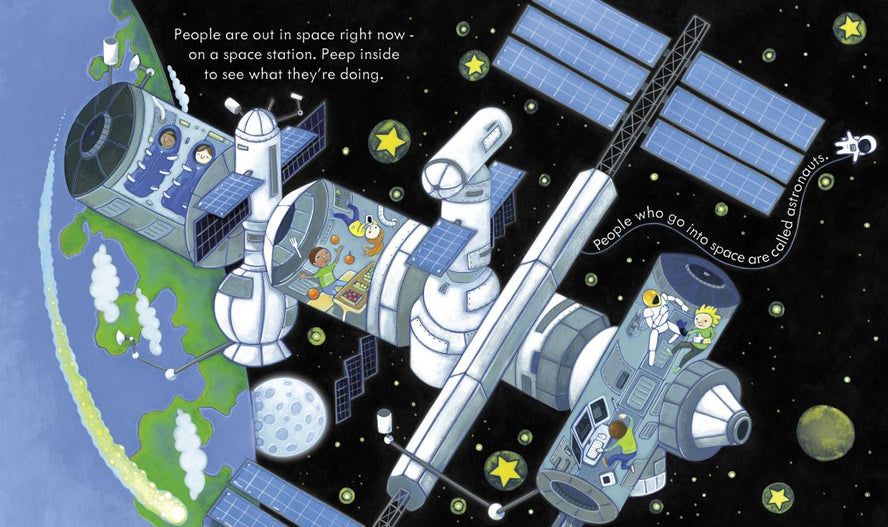 Peep Inside Space | Usborne Board Book