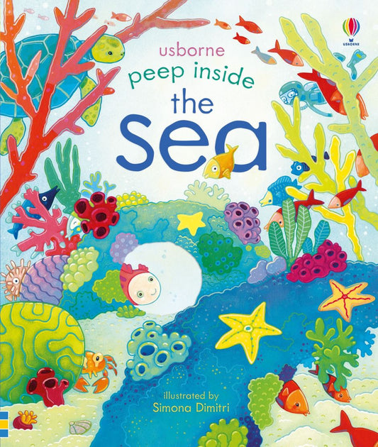 Peep Inside the Sea | Usborne Board Book