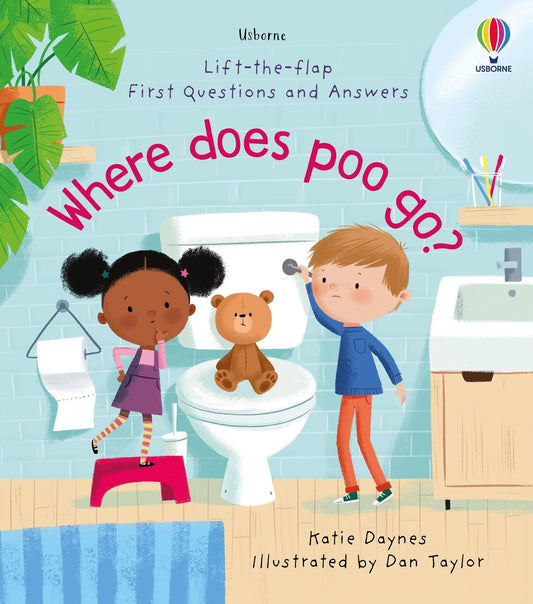 Where Does Poo Go? | Usborne Board Book