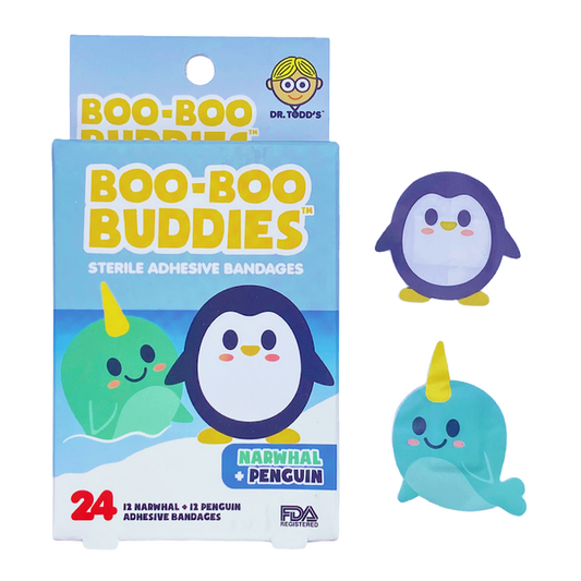 Narhwal & Penguin | Boo-Boo Buddies Bandages