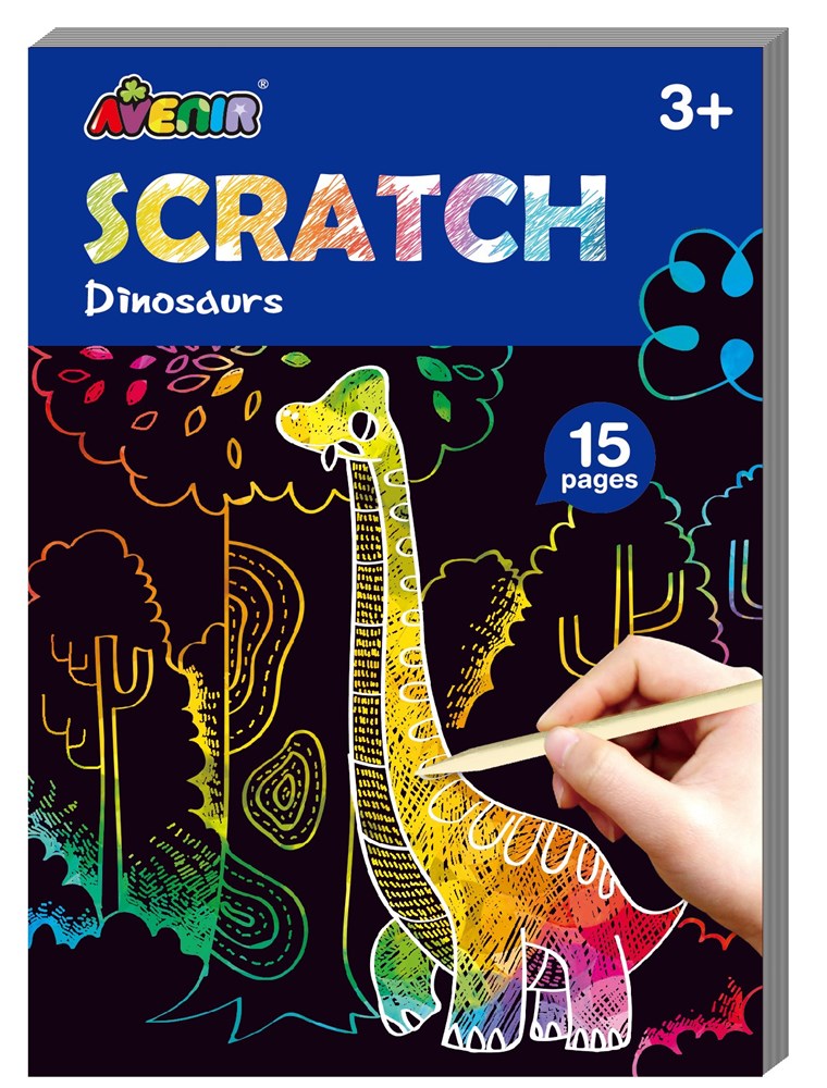 Mini Scratch Art | Dinosaurs