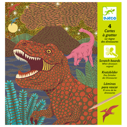 Scratch Boards | When Dinosaurs Reigned