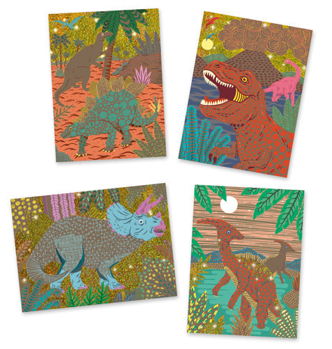 Scratch Boards | When Dinosaurs Reigned