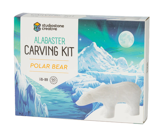 Polar Bear | Alabaster Carving Kit