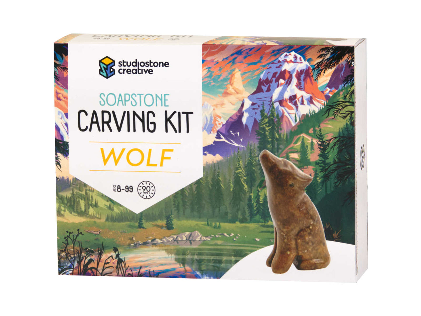 Wolf | Soapstone Carving Kit