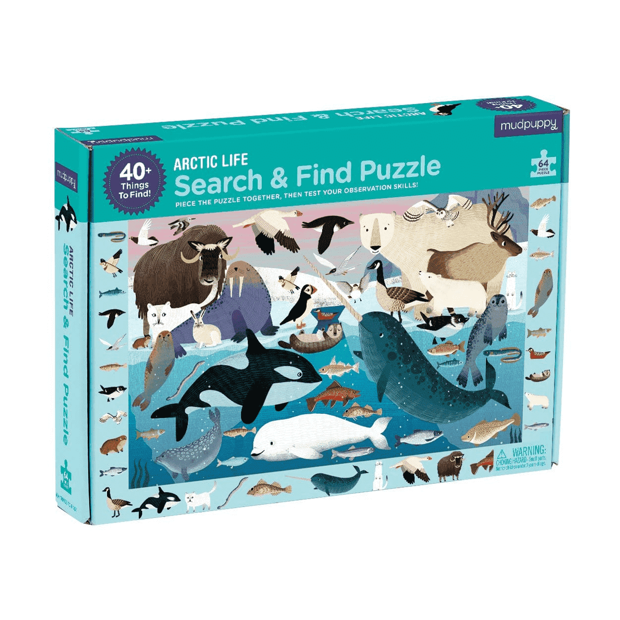 Arctic Life 64 Piece Search & Find Puzzle