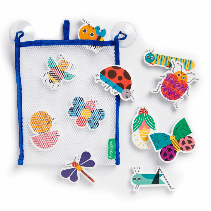 Stickable Bath Shapes: Bug Out!