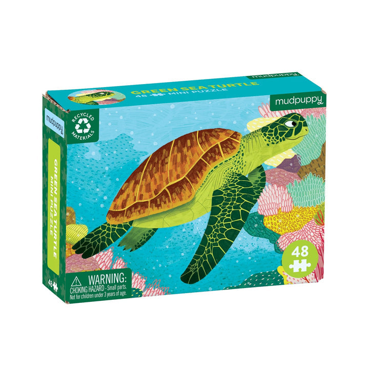 Green Sea Turtle 48 Piece Mini Puzzle