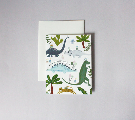 Dinosaur Birthday Card | Inkwell Cards