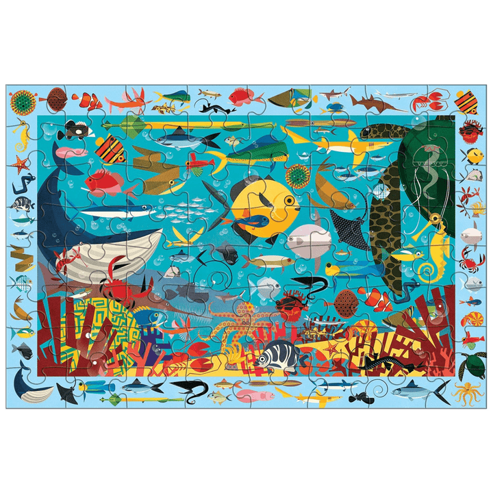 Ocean Life 64 Piece Search & Find Puzzle